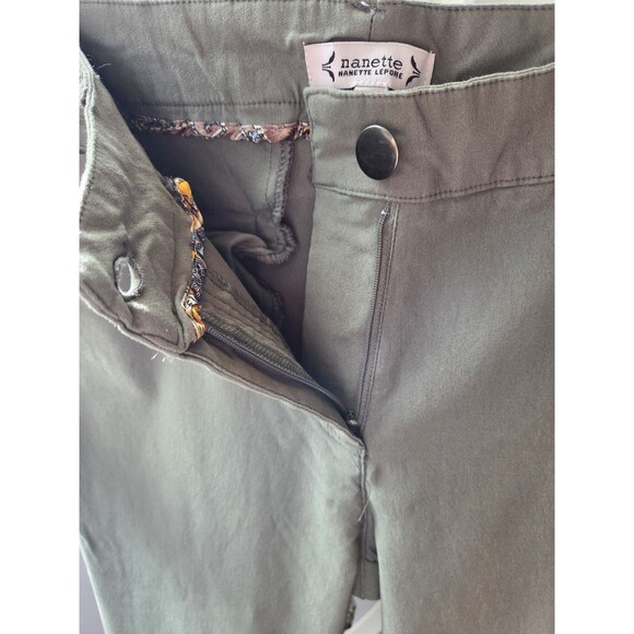 Nanette Lepore Women's Stretch Pants, Green Olive, Size 12 - Picture 5 of 8